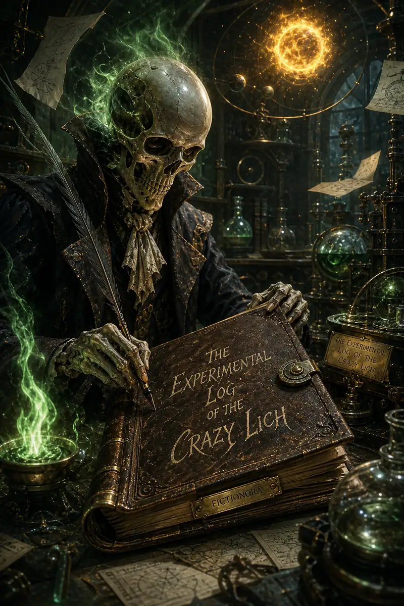 Cover art for The Experimental Log of the Crazy Lich